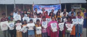 চাঁপাইনবাবগঞ্জে ফিল্টিপাড়ায় যাত্রা শুরু করল রঙের ভাষা শিল্পচর্চা কেন্দ্র