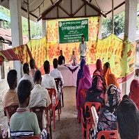 নাচোলে নিরাপদ সবজি উৎপাদন বিষয়ে প্রশিক্ষণ