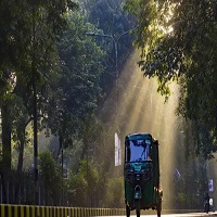 টানা বৃষ্টিতে ঢাকার বাতাস আজ সহনীয়
