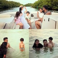 খেলতে গিয়ে পরিবার নিয়ে সমুদ্র বিলাস সাকিবের