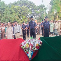 শিবগঞ্জে বীর মুক্তিযোদ্ধা সাইদুর রহমানের রাষ্ট্রীয় মর্যাদায় দাফন