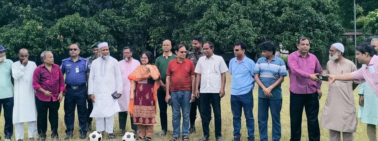 নাচোলে জেলা প্রশাসক গোল্ডকাপ ফুটবল টুর্নামেন্ট-এর বাছাই পর্ব অনুষ্ঠিত