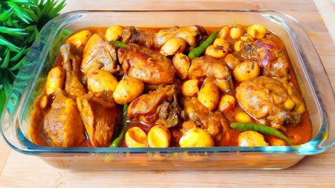 কাঁঠালের বিচি দিয়ে মুরগির মাংস রান্না করবেন যেভাবে