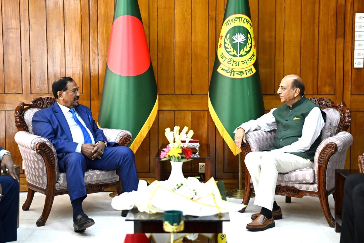 স্পিকারের সঙ্গে ভারতীয় হাইকমিশনারের সাক্ষাৎ
