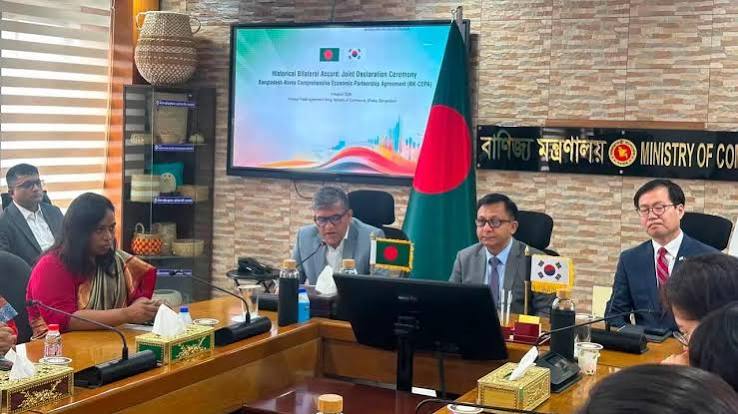 বাংলাদেশ-কোরিয়া সিইপিএ চুক্তি : ৯৭ শতাংশ পণ্য পাবে শুল্ক সুবিধা
