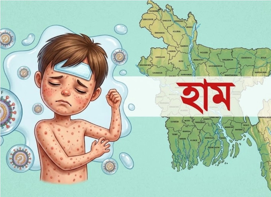 হাম উপসর্গে আরও ৬ জনের মৃত্যু