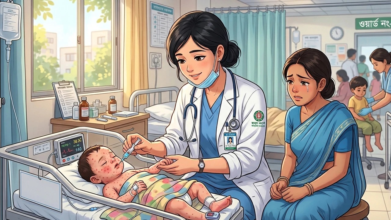 চাঁপাইনবাবগঞ্জে নতুন করে সন্দেহভাজন ২ হাম রোগী হাসপাতালে