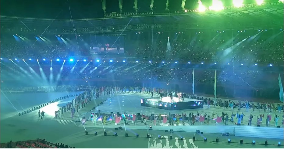 ফাঁকা গ্যালারি এশিয়ান গেমসের সাদামাটা উদ্বোধন