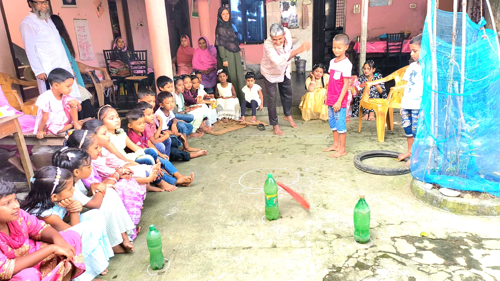 রহনপুরে শিশুদের নিয়ে দিনব্যাপী পোসালু উৎসব