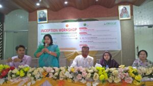 চাঁপাইনবাবগঞ্জে খরা প্রবণ এলাকায় বাস্তবায়নাধীন প্রকল্পের অবহিতকরণ কর্মশালা