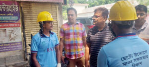 উদ্যোক্তাদের কার্যক্রম দেখলেন পিকেএসএ’র বিভূতি ভূষণ