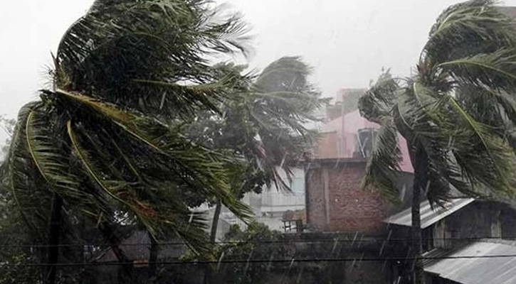 ১৭ অঞ্চলে ৬০ কিমি বেগে ঝড় হতে পারে