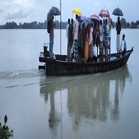 চাঁপাইনবাবগঞ্জে বন্যা পরিস্থিতির সামান্য উন্নতি, ২৪ ঘন্টায় পদ্মায় পানি কমেছে ১৫ সেমি ও মহানন্দার ২ সেমি