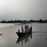 চাঁপাইনবাবগঞ্জে  হু হু করে বাড়ছে পদ্মা,মহানন্দা সহ নদীগুলোর পানি, নিমজ্জিত প্রায় ১০ হাজার বিঘা কৃষি ফসল