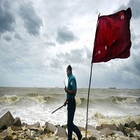  চার সমুদ্র বন্দরে সতর্ক সংকেত
