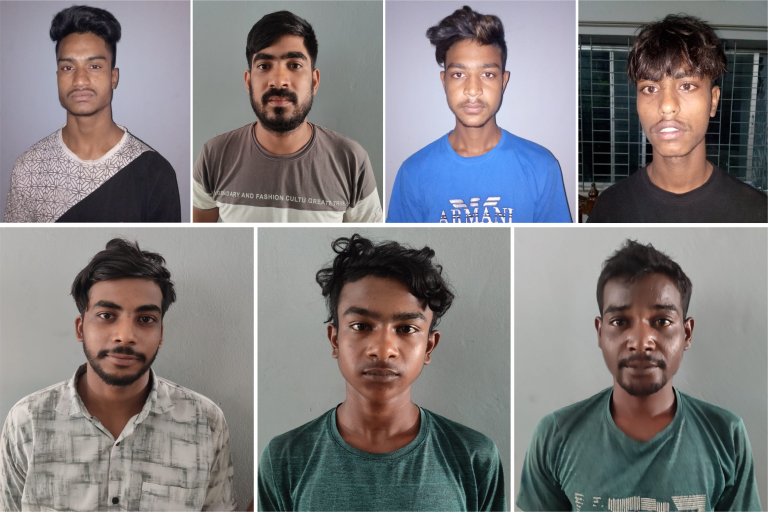 চাঁপাইনবাবগঞ্জ শহরে ককটেল বিস্ফোরণের ঘটনায় গ্রেপ্তার ৭