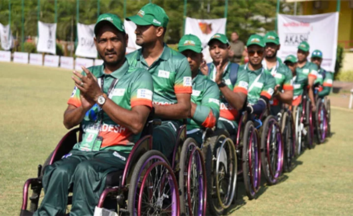 হুইলচেয়ার ক্রিকেটের বিশ্বকাপে খেলবে বাংলাদেশ