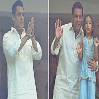 বুলেট প্রুফ গ্লাসের ওপার থেকে দেখা দিলেন সালমান