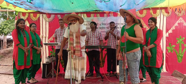 গোবরাতলা ইউনিয়নে বাল্যবিবাহ প্রতিরোধে গম্ভীরা