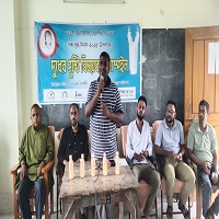 পলশায় প্রয়াসের দুধের পুষ্টি বিষয়ক ক্যাম্পেইন