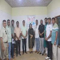 রেডিও মহানন্দার কার্যক্রম পরিদর্শনে রাজশাহী বেতারের প্রতিনিধি দল