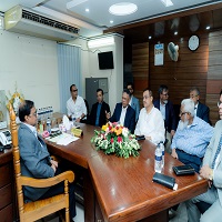 দীর্ঘ ৮ মাস শূণ্য থাকার পর, চাঁপাইনবাবগঞ্জ এক্সিম ব্যাংক কৃষি বিশবিদ্যালয়ে নবনিযুক্ত উপাচার্যের যোগদান