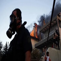 দাবানলে পু*ড়ছে গ্রিস, সরিয়ে নেয়া হচ্ছে বাসিন্দাদের