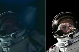 বাজ অলড্রিনের ক্যামেরায় ধরা পড়ে মানবজাতির প্রথম মহাকাশ সেলফি !