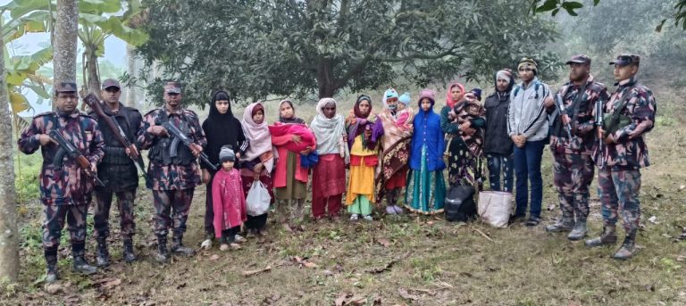 ভোলাহাট সীমান্ত দিয়ে অনুপ্রবেশের ঘটনায় ২৭ জন আটক