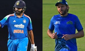 ‘রেকর্ড তৈরি হয় ভাঙার জন্য’-রোহিতকে নিয়ে মুখ খুললেন আফ্রিদি