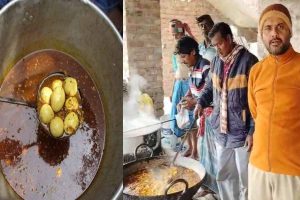 মোদির সভা শুরুর আগেই ডিম-ভাত খেলেন বিজেপি কর্মীরা