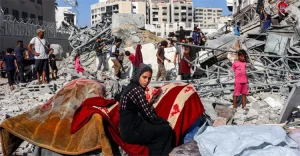 সংগ্রাম আর বেঁচে থাকার লড়াইয়ে গাজায় নতুন বছর শুরু