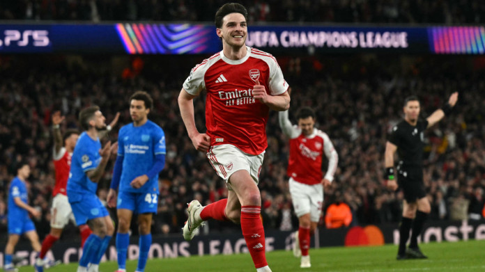 উয়েফা চ্যাম্পিয়ন্স লিগে কোয়ার্টার ফাইনালে আর্সেনাল
