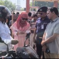 নাচোলে অ্যাপের মাধ্যমে জ্বালানি তেল বিক্রি শুরু